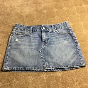 Gap limited edition denim skirt size 4